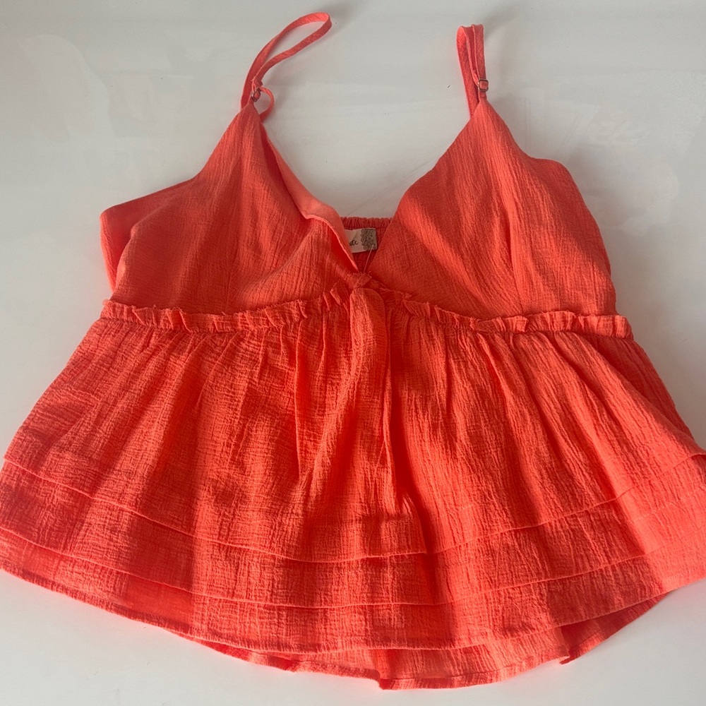 Altar'd State Coral Sleeveless Top